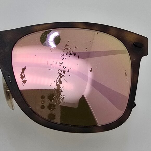 Ray-Ban RB4210 6244/2Y Wayfarer Light Ray Havana Frame Copper Mirror Sunglasses main image 4